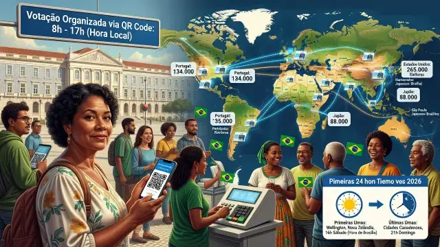 Voto de brasileiros no exterior cresce e ultrapassa três estados do país