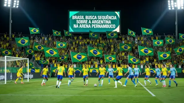 Brasil busca sequência sobre a Argentina na Arena Pernambuco